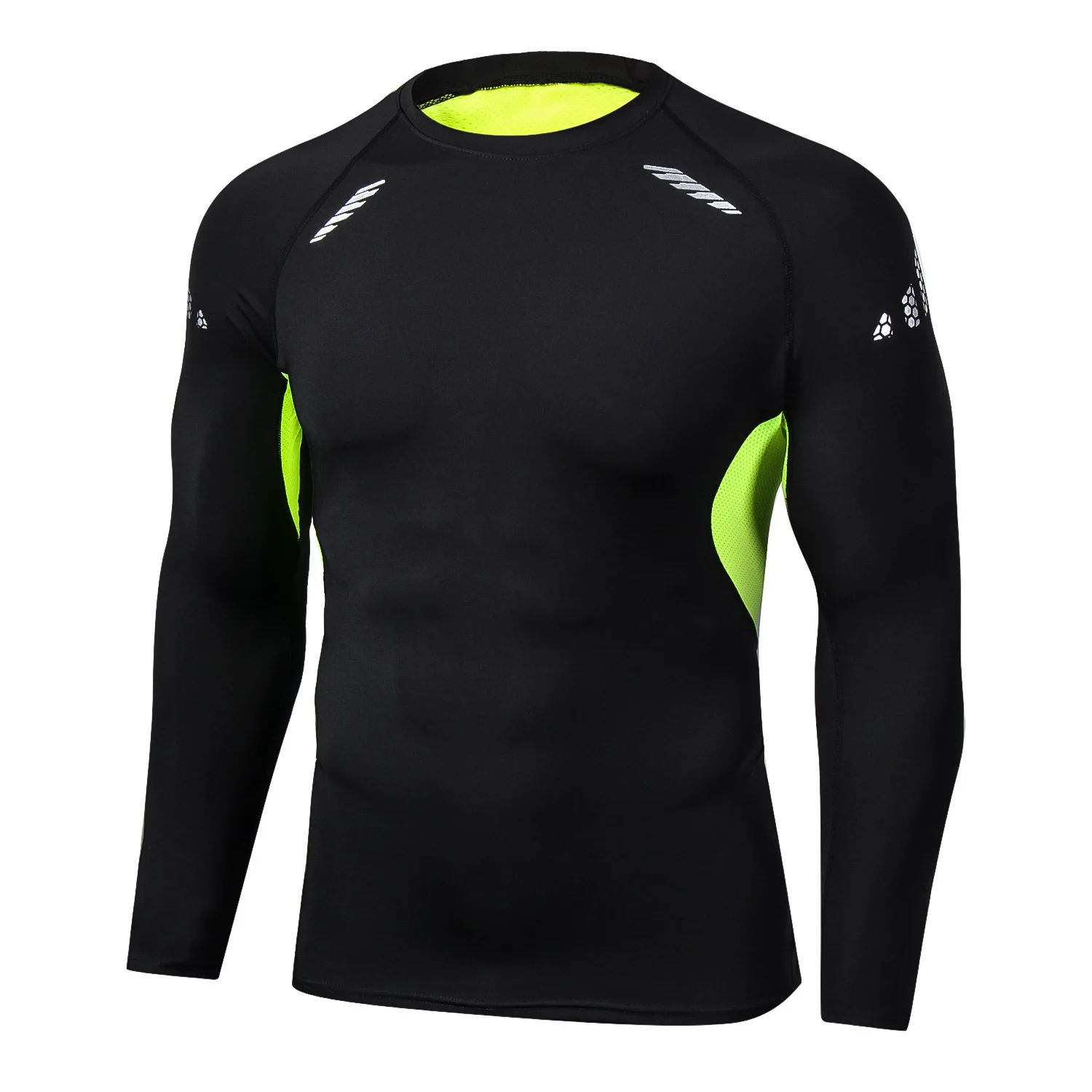 

Tights Men's Gym Running Basketball Training Sports Elastic Quick-Drying Long Sleeve Compression Top