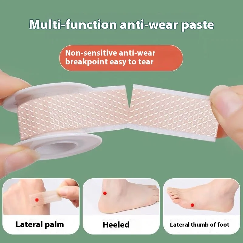 ซิลิโคนเจลสติกเกอร์ส้นเท้า Heel Protector Biomimetic Anti Pain Relief Foot Care ผลิตภัณฑ์มัลติฟังก์ชั่นที่มองไม่เห็นส้นแทรก