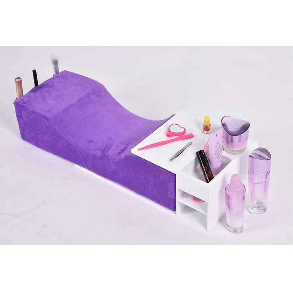 U Shape Design Eyelash Extension Pillow with Pocket Detachable Cover Grafting Lash Head Cushion Comfortable Professional Grade