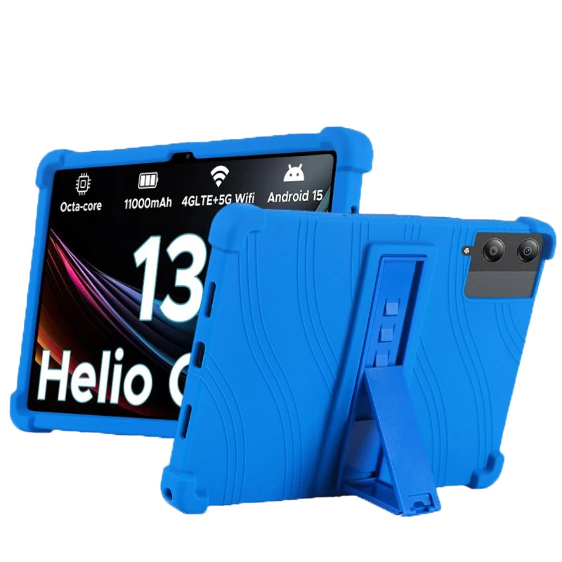 

Tablet Case Cover Funda Pouch For DOOGEE Tab E3 Tab Pro 13Inch 2025 Fold Stand Holder Protective Kickstand Shell Kids Sticker