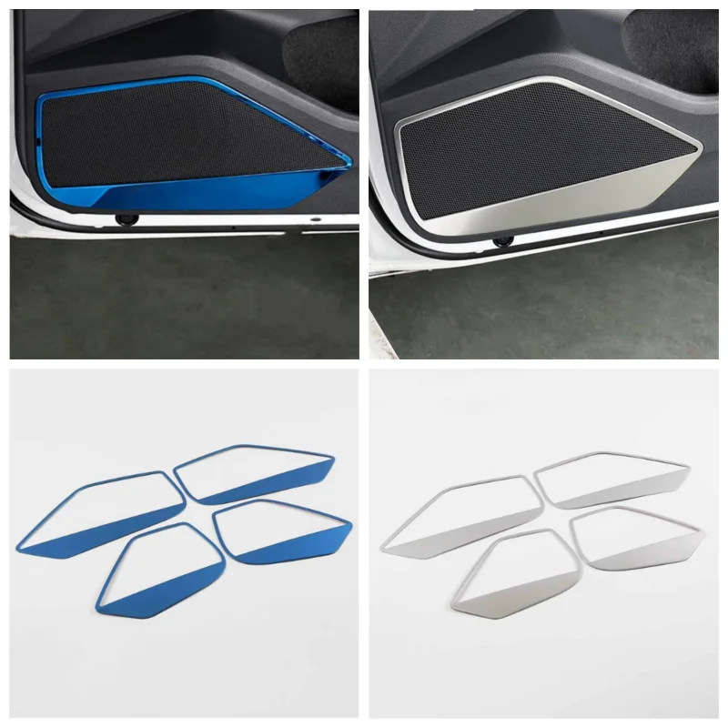 For VW Volkswagen Arteon 2018-2021 Car Door Loudspeaker Sound Chrome Speaker A Air Cover Trim