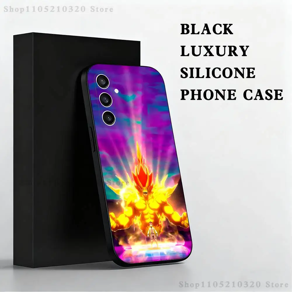 حافظة هاتف I-Inazuma E-Eleven لهاتف سامسونج S25، S24، S21، S22، S23، S30، Ultra، S20، Plus، Fe، Lite، Note، 10,9,5G غطاء أسود