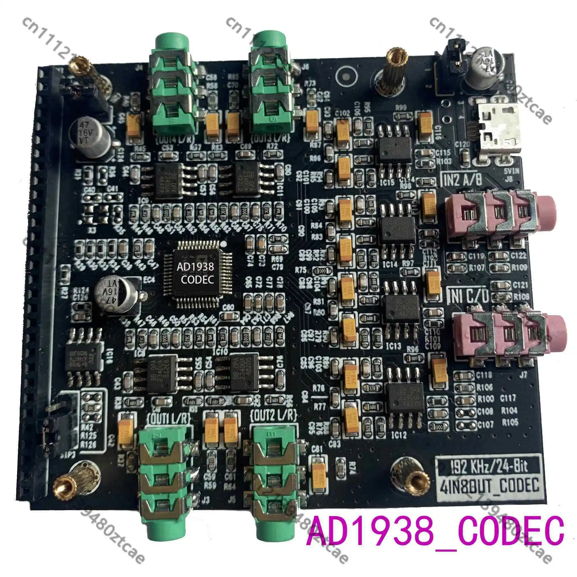 ADAU1452 DSP Development Board Learning Kit With AD1938 Codec Audio Processing Electronic Components Set
