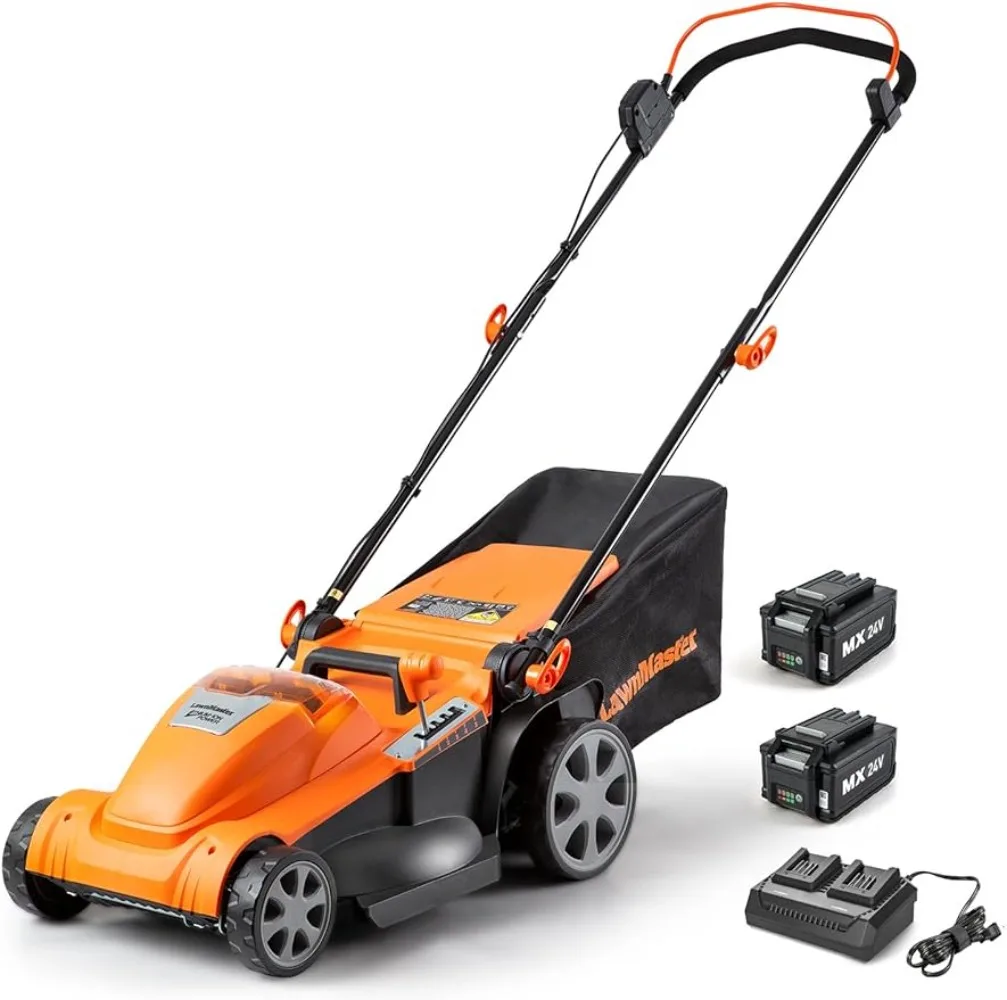 Cortacésped sin escobillas CLMF4817E 48V MAX* con batería 2X24V MAX* 4.0Ah y un cargador dual