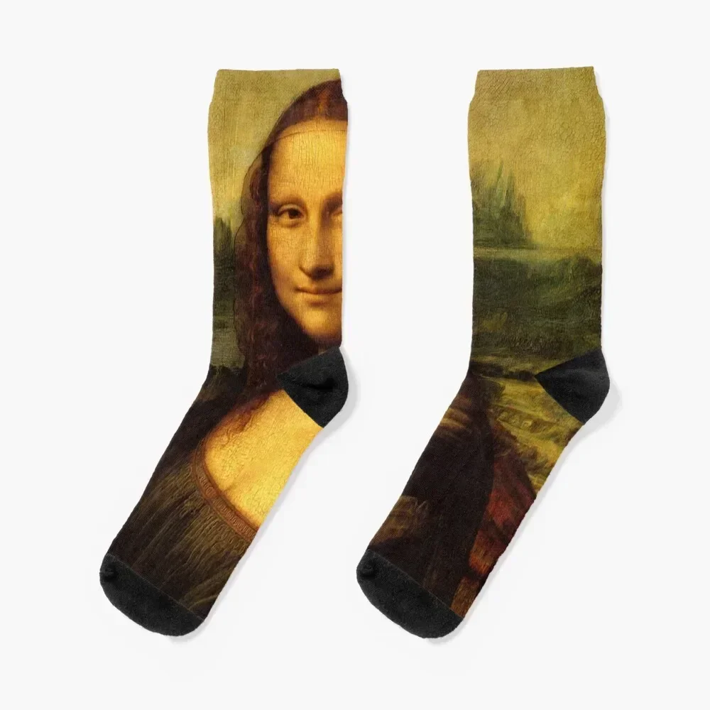 Mona Lisa - Leonardo da Vinci Socks Crossfit japanese fashion Women's Socks Men's