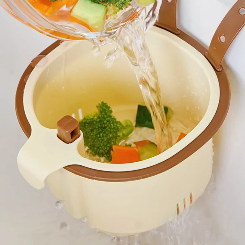 Hanging Kitchen Drain Basket, Household Kitchen Sink Drain Basket For Separating Food Scraps, Tea Leaves, And Kitchen Waste.