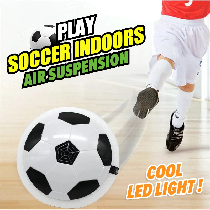 18cm Hovering Football Mini Toy Ball Air Cushion Suspended Flashing Indoor Outdoor Sports Fun Soccer Educational Game Kids Toys