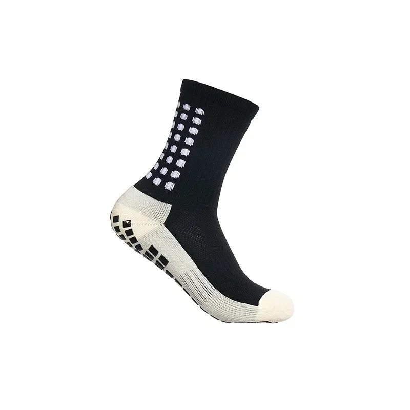 Calcetines de fútbol para hombre, medias deportivas de agarre para ciclismo, antideslizantes, con almohadillas de agarre para fútbol y baloncesto, novedad