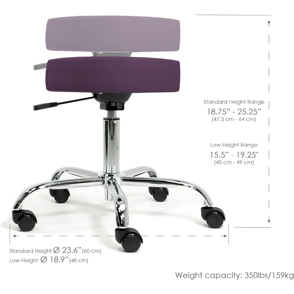 مقعد صياغة صالون التدليك الهوائي من EARTHLITE - بدون تسرب (vs. هيدروليكي)، قابل للتعديل، المتداول، CFC خالية / الوجه الطبي