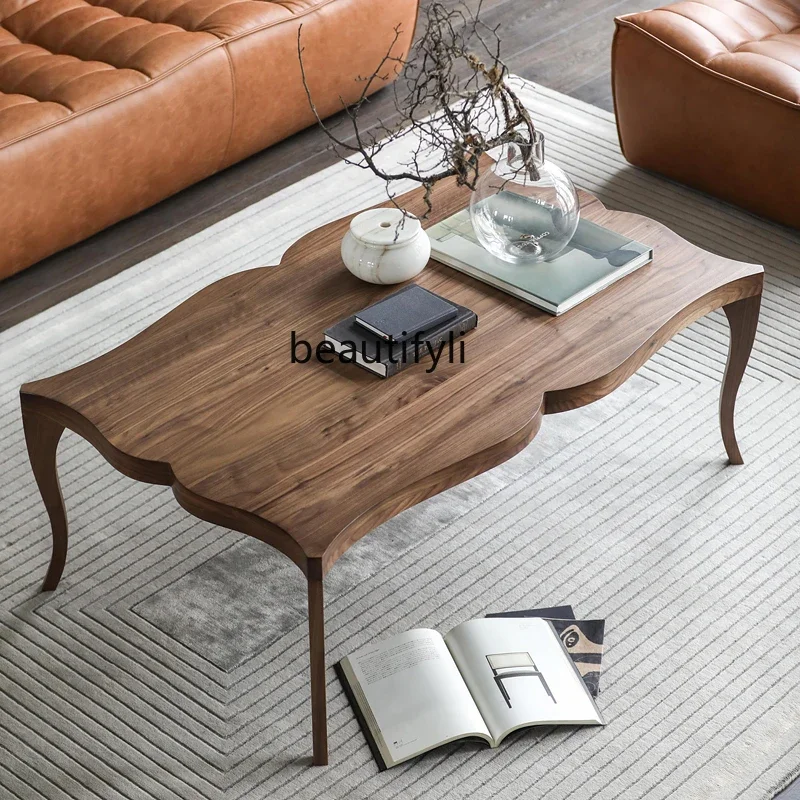 

zzMid-Ancient Solid Wood Tea Table/Walnut Living Room Coffee Table Tea Table