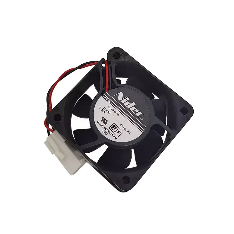 New NIDEC M34313-16 6025 24V 0.16A Two-Wire Inverter Cooling Fan for NIDEC