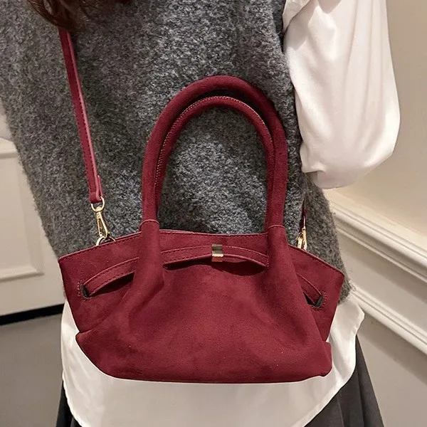 المهنية ماتي حمل حقيبة للنساء 2025 الخريف المتخصصة الجلد المدبوغ حقيبة كتف واسعة ركاب Crossbody محفظة أنيقة #3