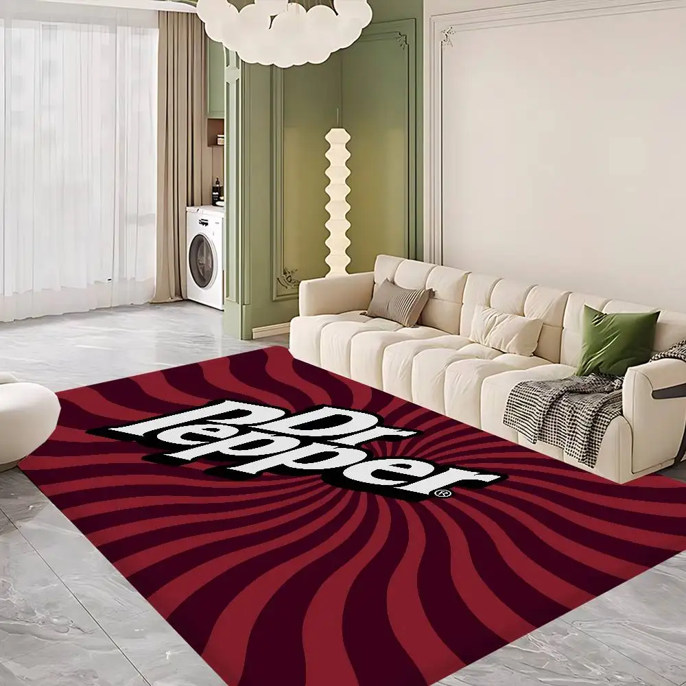 D-Dr Peppers Logo Kitchen Mat Nordic Style Bedroom Living Room Doormat Home Balcony Anti-Slip Welcome Rug