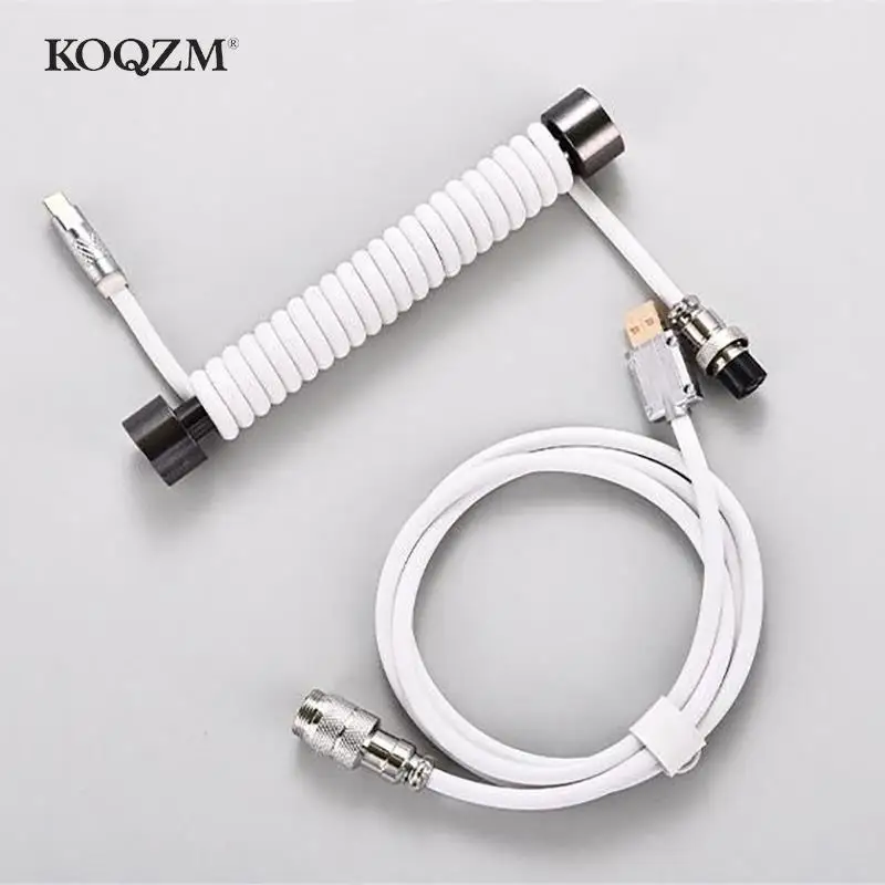 Coiled Cable Protection Rod Coiled Keyboard Cable Weight Rod Reel Stick Cable Organizer