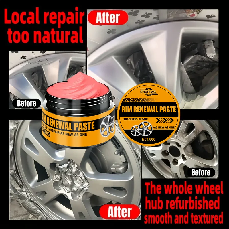 

Универсальный комплект для ремонта и ремонта колес — средство для удаления царапин, блестящая паста, химическая формула по металлу/сплаву/хромому/черному колесе.