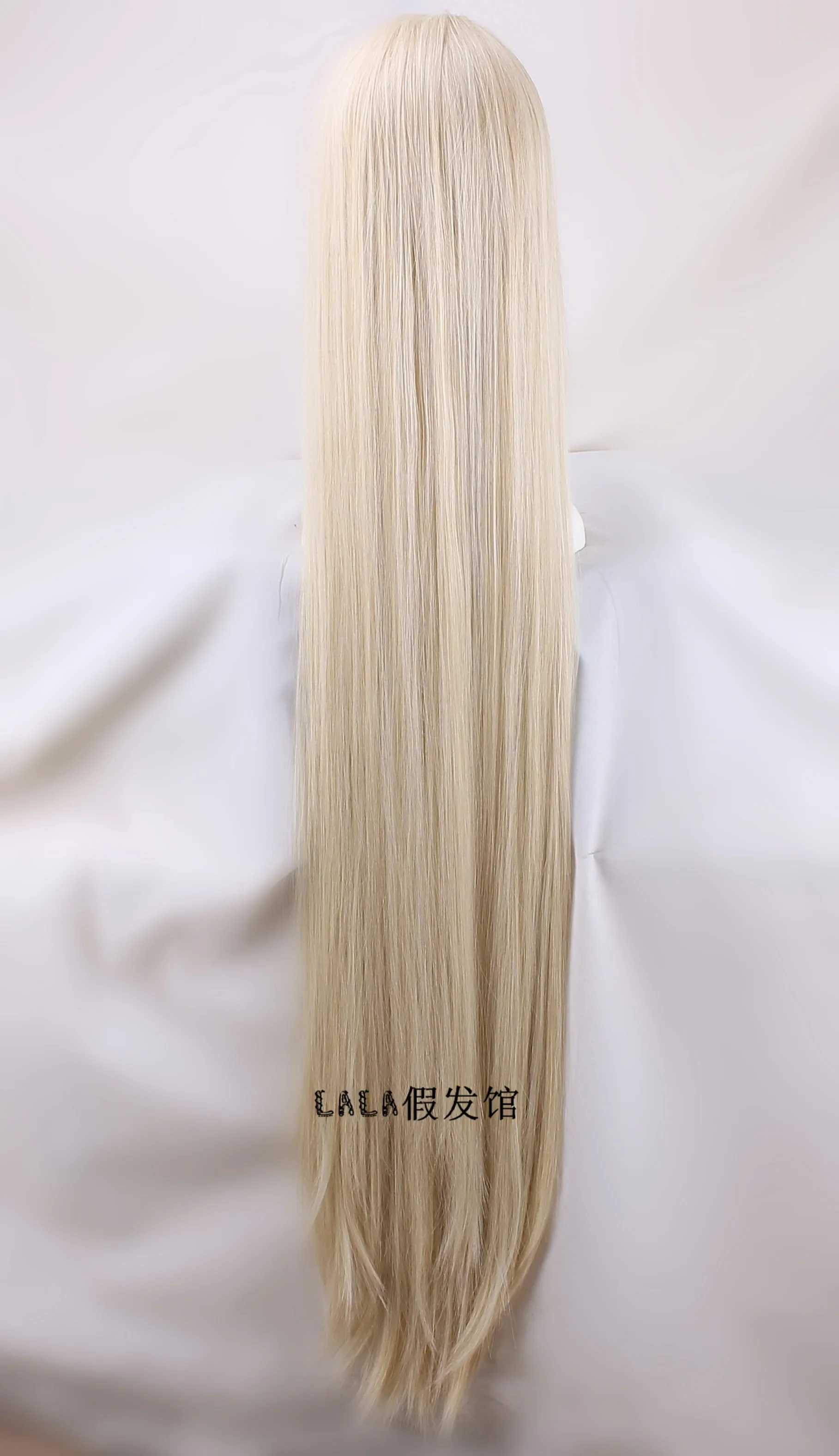 120Cm/47 "Vrouwen Prinses Rapunzel Pruik Lange Blonde Steil Haar Pruik Halloween Rollenspel Verward Haar Mooie Kostuums