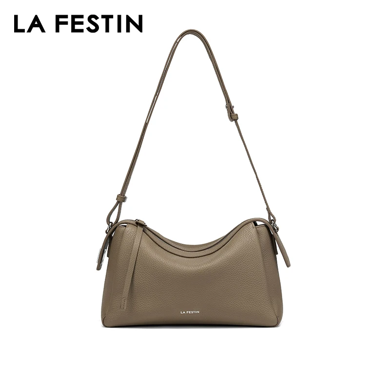 LA FESTIN Original Brand 2024 New Women\'s bag Large Capacity Bags Shoulder Bags Ladies Handbag Leather Bag Fashion Crossbody Bag