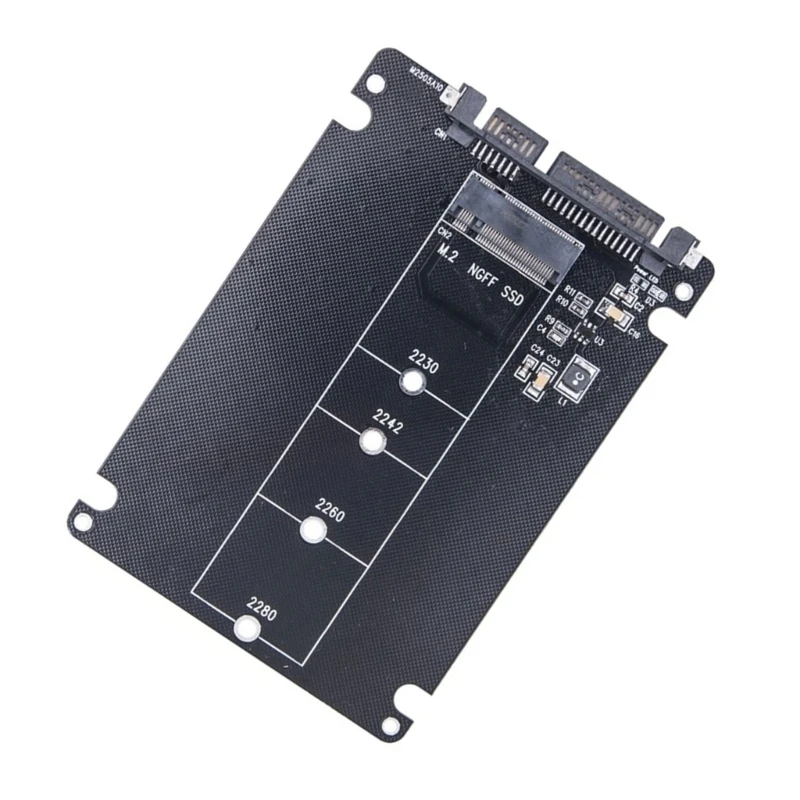 Carte adaptateur convertisseur M.2 NGFF vers SATA3.0, pour construction d'ordinateurs personnalisables, livraison directe