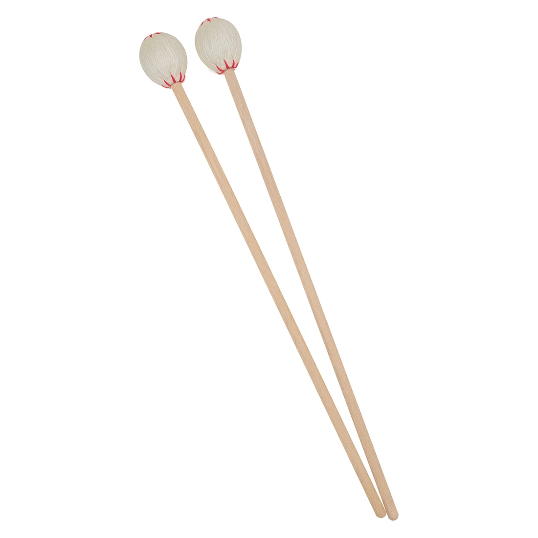 2 Pcs Marimba Mallet Professional Percussion Accessories Maple Drumsticks Musical Instrument Parts for Xylophone Glockenspiel