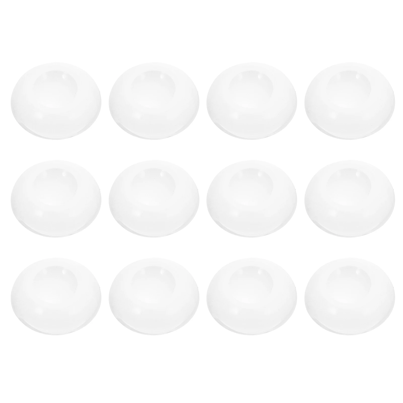 

12pcs Door Wall Protector Silica Gel Crash Pad for Cabinets Door Handles Bathrooms Suitable Multi Functional Easy Install No
