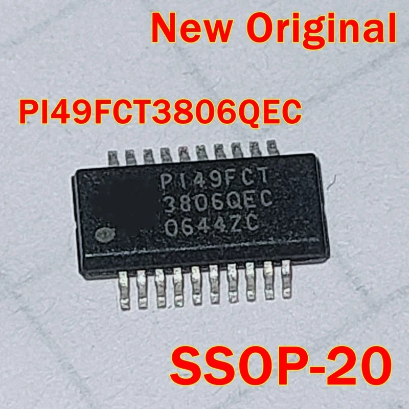 

1pcs PI49FCT3806QEC SSOP-20 New Original Low Skew Clock Driver FCT Series 0 True Output(s) 4 Inverted Output(s)