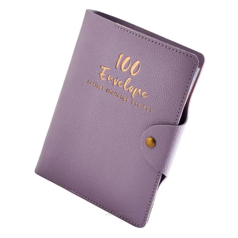 X5XA Budget Notebook คอนเทนเนอร์ออมทรัพย์ 100 วัน มีระบบซองจดหมายเพื่อการจัดการเงินที่มีประสิทธิภาพ