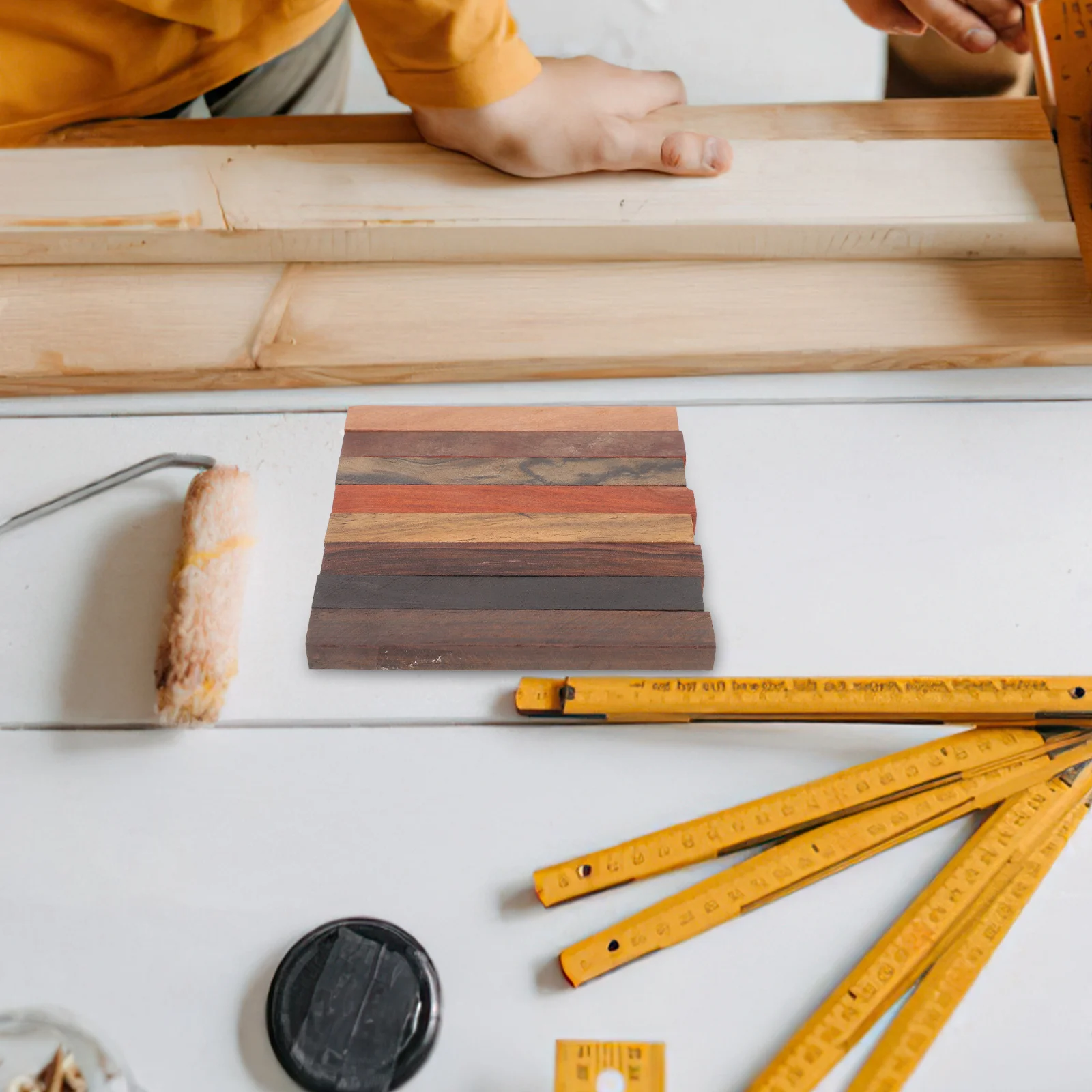 

8Pcs DIY Blank Exotic Woods Natural Wood Pen Making Kit for Crafting Projects Exotic Wood Pen Making Kits for Woodturning