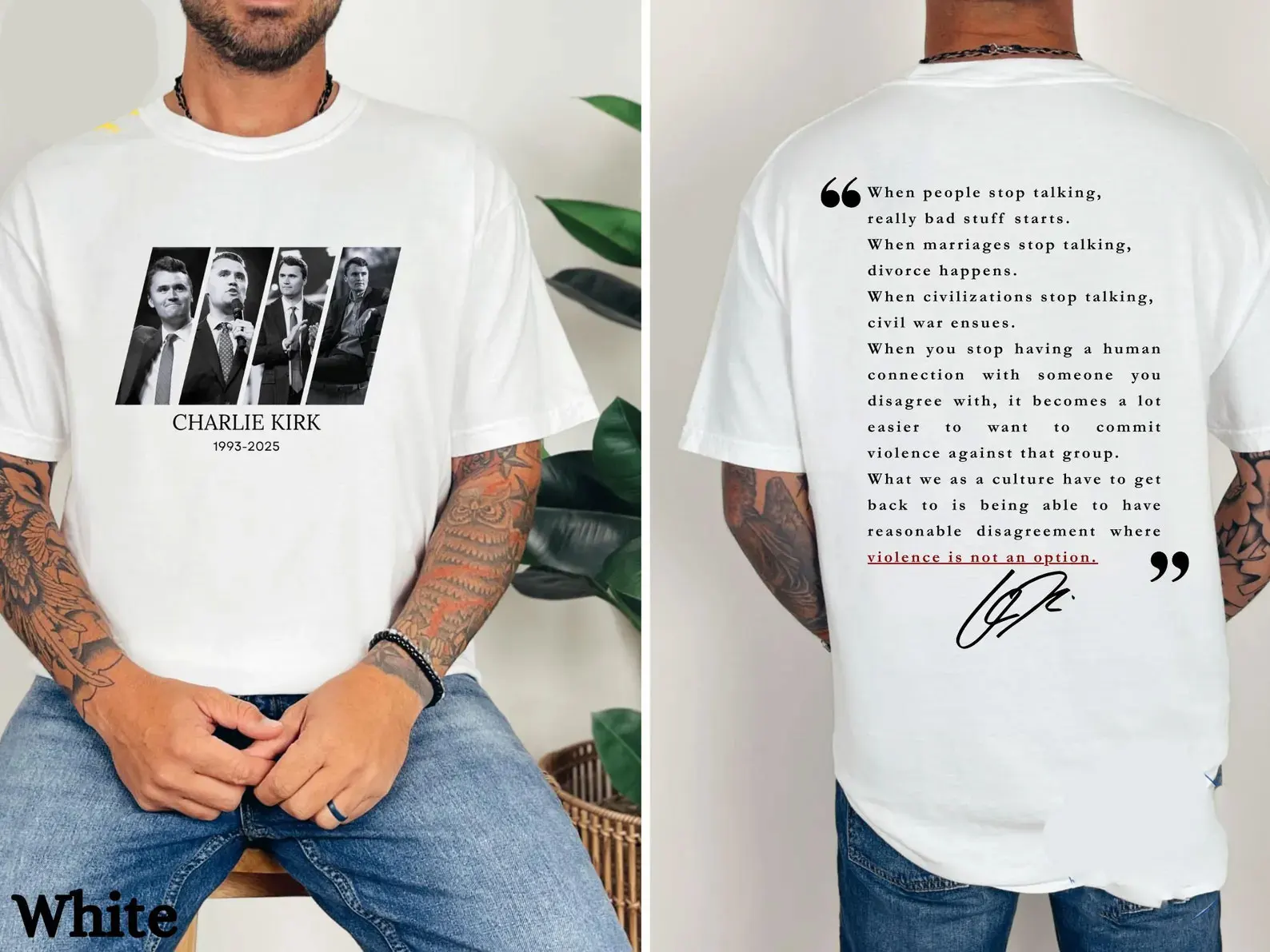 Quotes of Charlie Kirk Shirt Pray for Charlie Kirk Assassination Freedom Tee 2025 New Vintage Classic Fashion Streetwear T-shirt