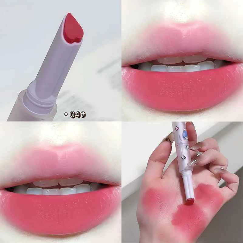 Sweetmint Cartoon Series Lip Gloss Matte Matte Matte Matte Natural Whitening Long-lasting Not Easy To Fade Mouth Red Lip Gloss