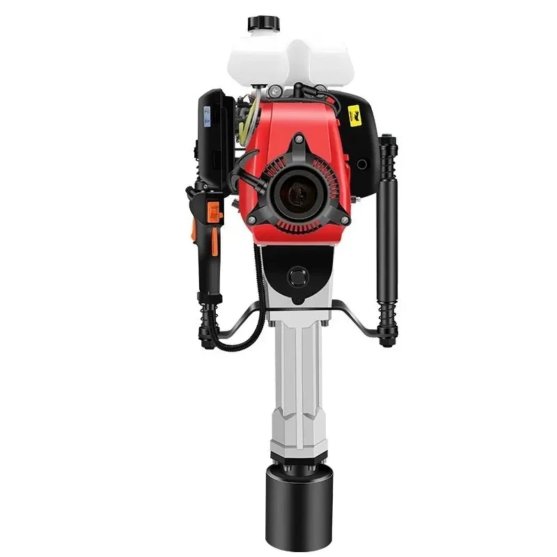 

Piling Machine 68CC/52CC Power Railway Engineering Rescue Building Orchard Wooden Pile Triangular Steel Pile Driver