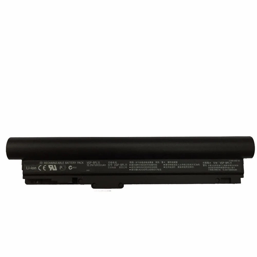 Batería Original para portátil SONY VAIO VGP-BPL11, 10,8 v, 5800mah, para VGP-BPS11, BPS11, VGP-BPX11, TZ92S, VGN-TZ121, VGN-TZ11