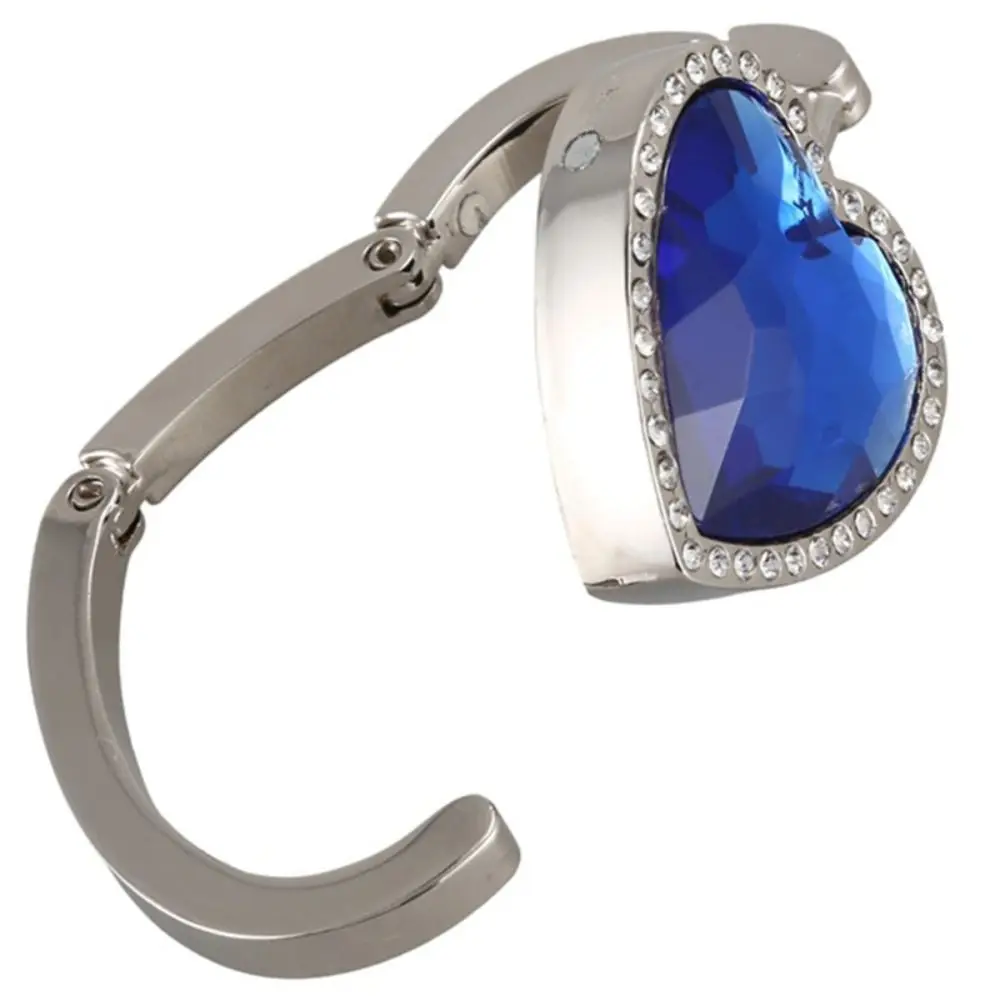 꽃 패턴 걸이 후크 테이블 가장자리 홀더 여성 가방 정리함 핸드백 걸이 지갑 걸이