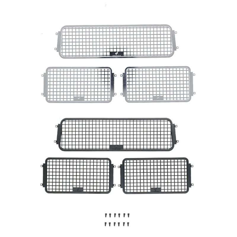 

Metal stereo window mesh for TRX-4, TRX4 Bronco Ford bronco 1/10 remote control climbing car, side + rear window mesh