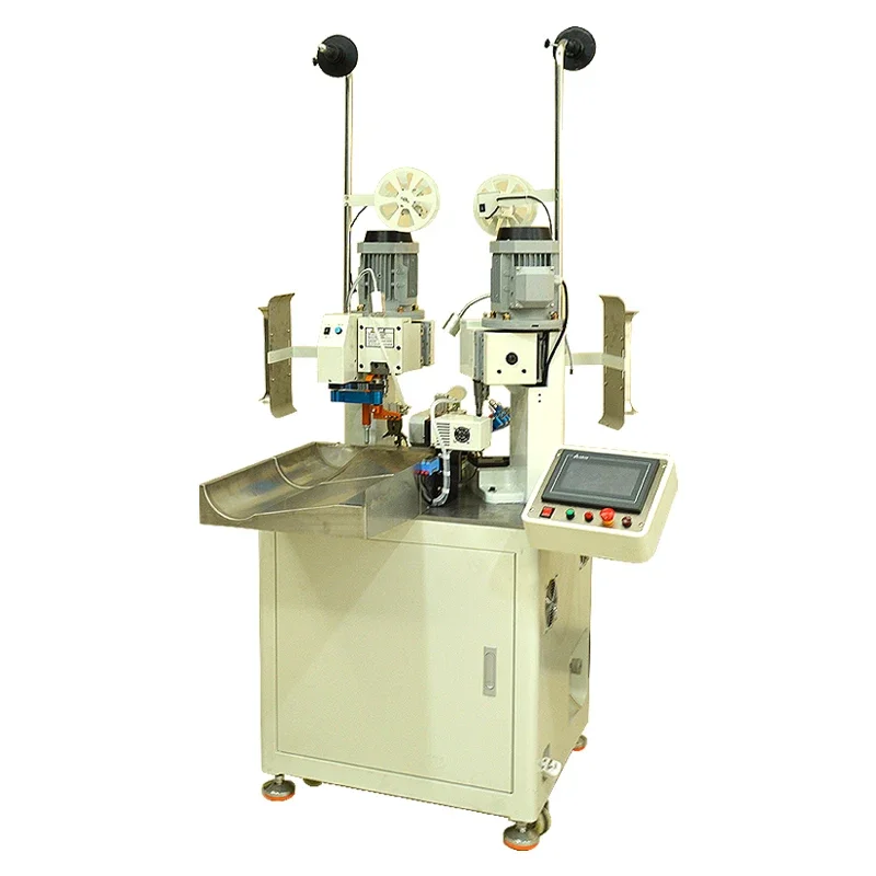 Automatic Double-head Terminal Machine, Single-head Continuous Stripping With Pressing, Terminal Riveting Machine, Double-end
