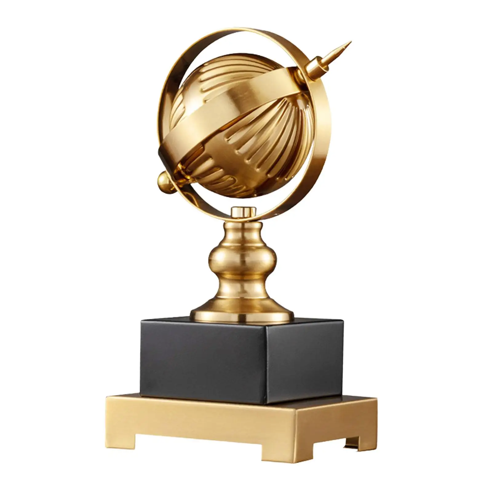 

Globe Ornament Globe Figurine Sculpture Collectible Creative Modern Statue for Bedroom Entrance Bookshelf Desktop Home Decor