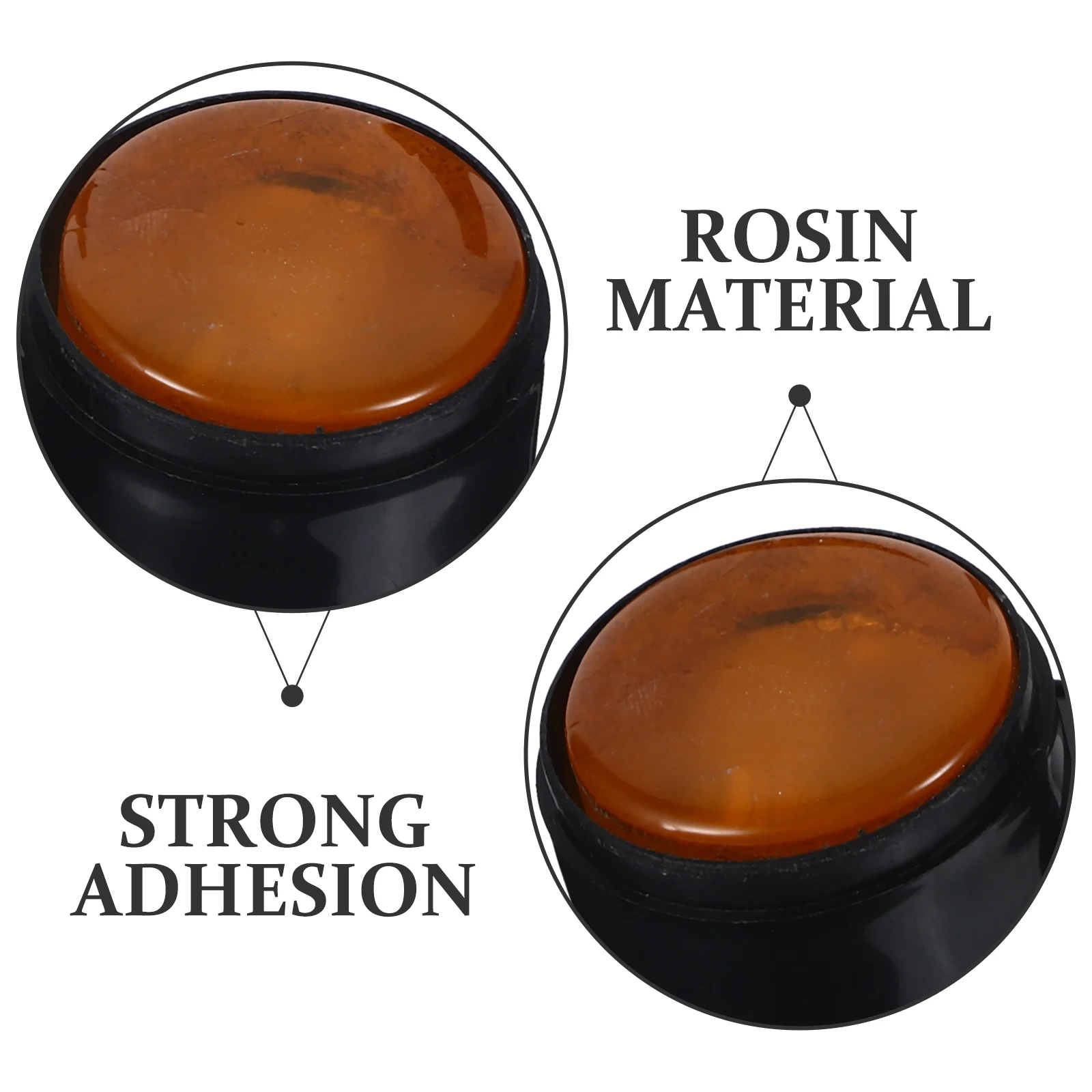 Handmade Black Resin Colophony Low Dust for Violin Viola Cello Erhu Bowed String Instruments (Black)