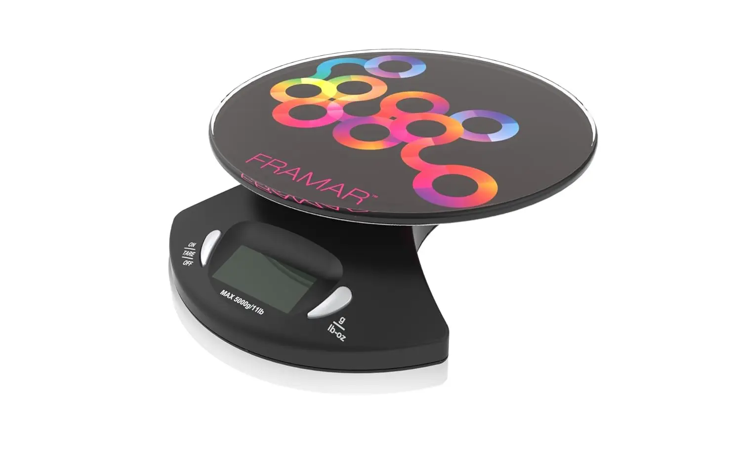 

Digital Hair Color & Kitchen Scale - Accurate, Easy to Clean, Elegant Black for Salon and Home Use