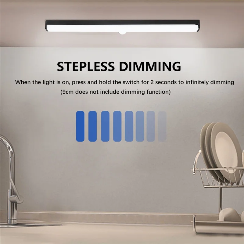 Rechargeable Motion Sensor Wireless LED Night Lights Bedroom Light Detector Wall Decorative Lamp Staircase Closet Room Lighting