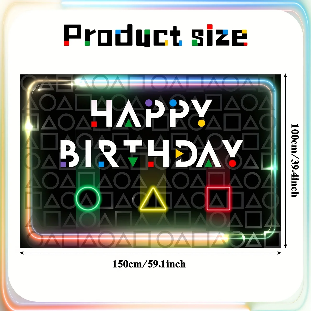 Korean Traditional Game Party Banner Happy Birthday Decoration Gonggi Game Banner Movie Theme Birthday Party Decorations Cute - view 3