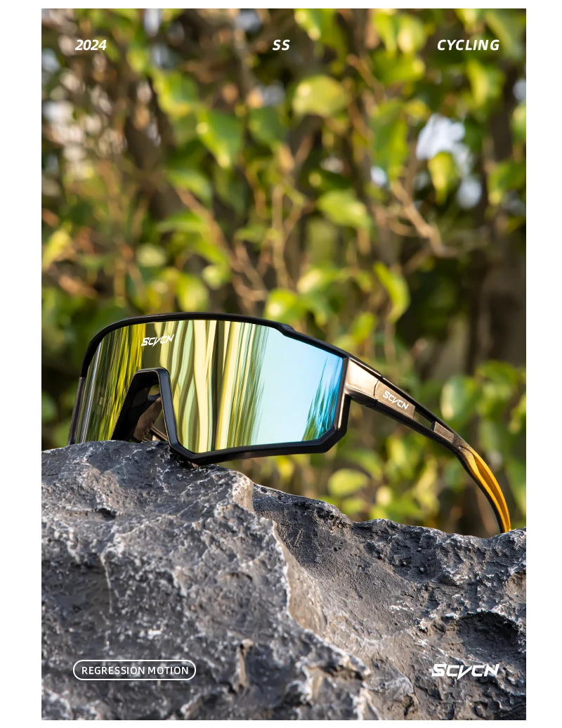 SCVCN Trendy Hot Sonnenbrille UV400 Schutz Outdoor Fashion Sportbrille Männer Frauen Ästhetisch ansprechende Straßenfotografie – Detail 10