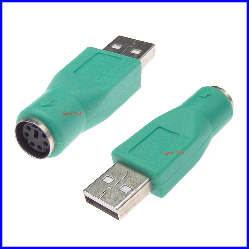 USB żeńskie na PS2 PS / 2 męskie adapter konwerter klawiatura mysz i mysz adapter USB typ męski na PS / 2 6 pin mini Din kobieta