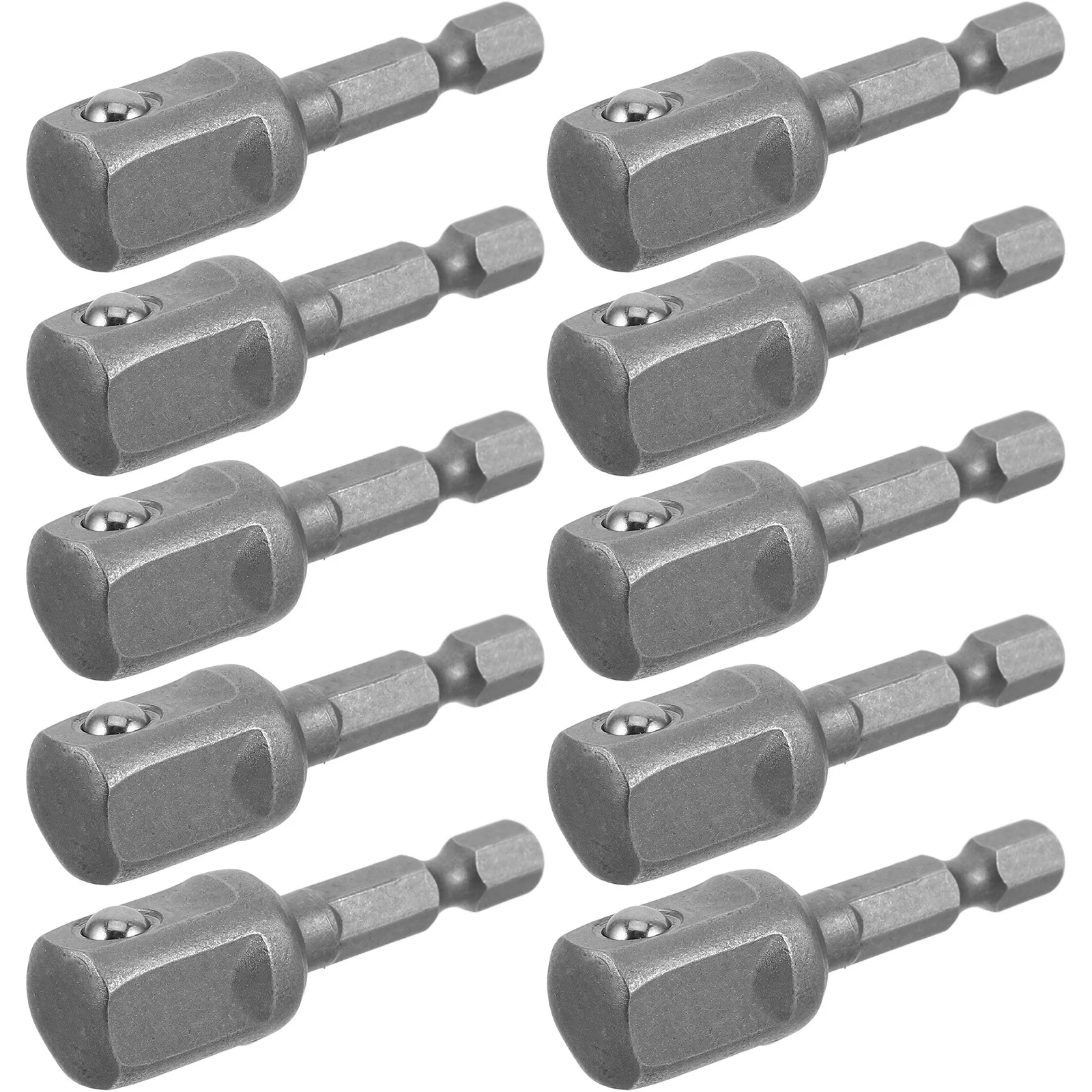 

10Pcs Socket Adapter Metal Impact Drill Adapter Set Shank Extension for Power Drill Square Drive Sockets Conversion