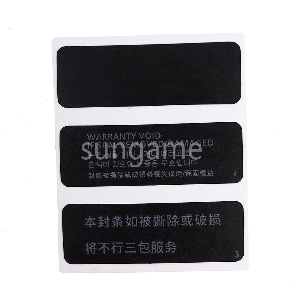 200pcs Host Sealing Label Game Console Sticker Warranty for PS5 Repalcement Repair Part - view 3