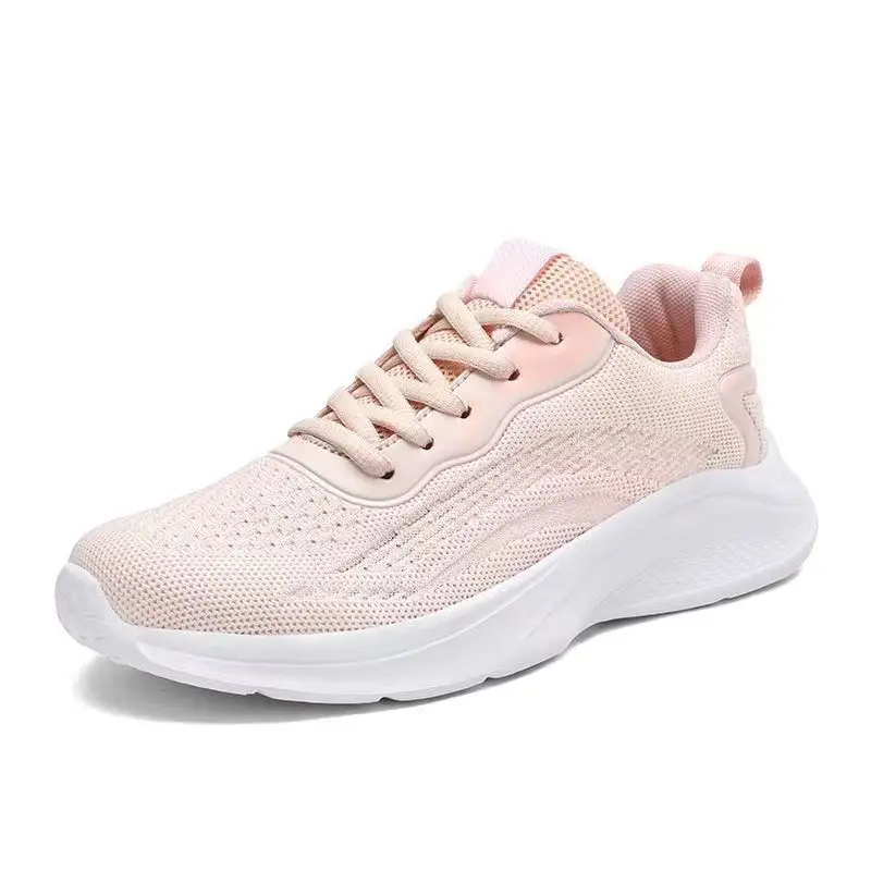 Zapatos Casuales Mujer Suela Gruesa Deportivos Caminar - usage example