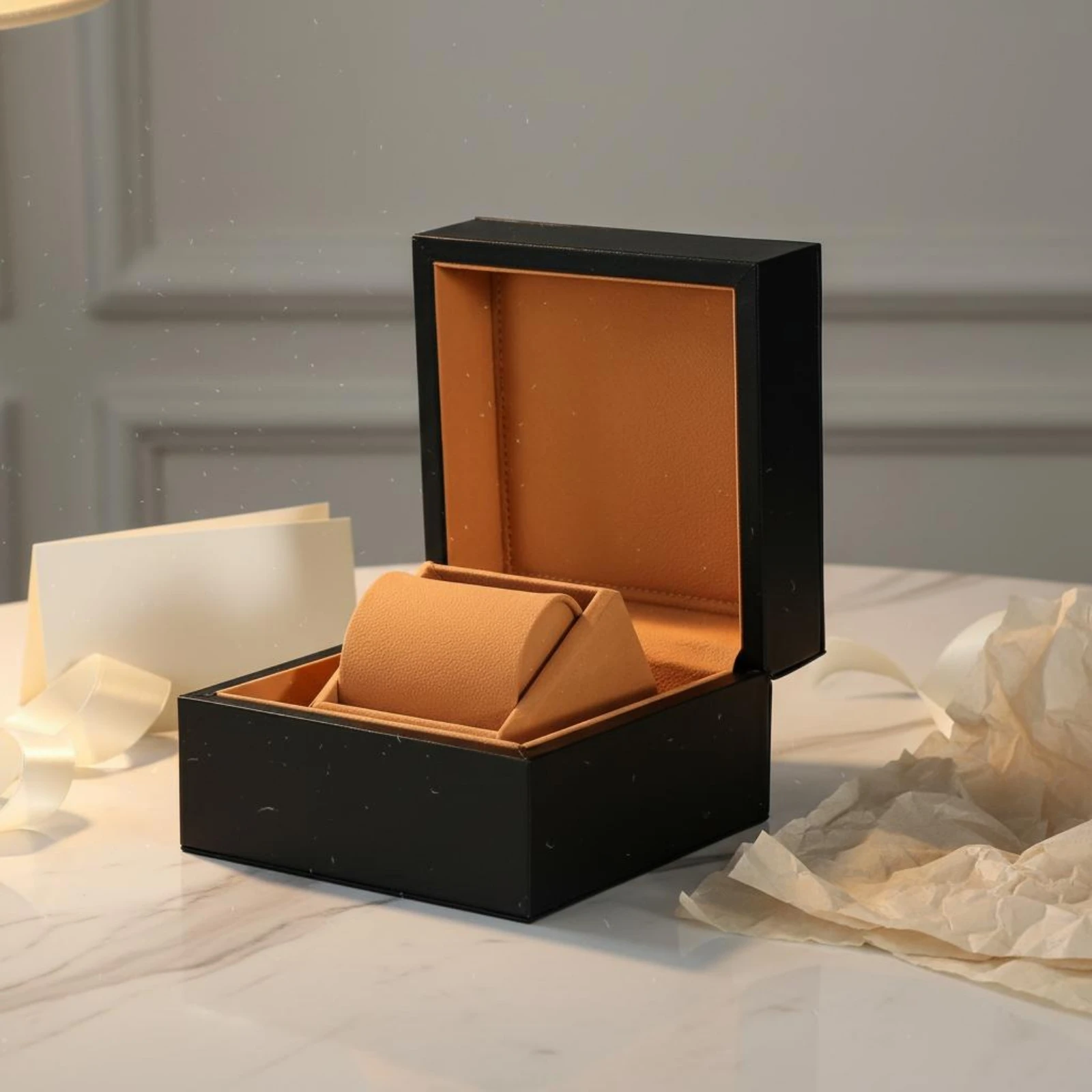PU Leather Watch Box Rigid Pad - огляд і ціна Watch Display Box