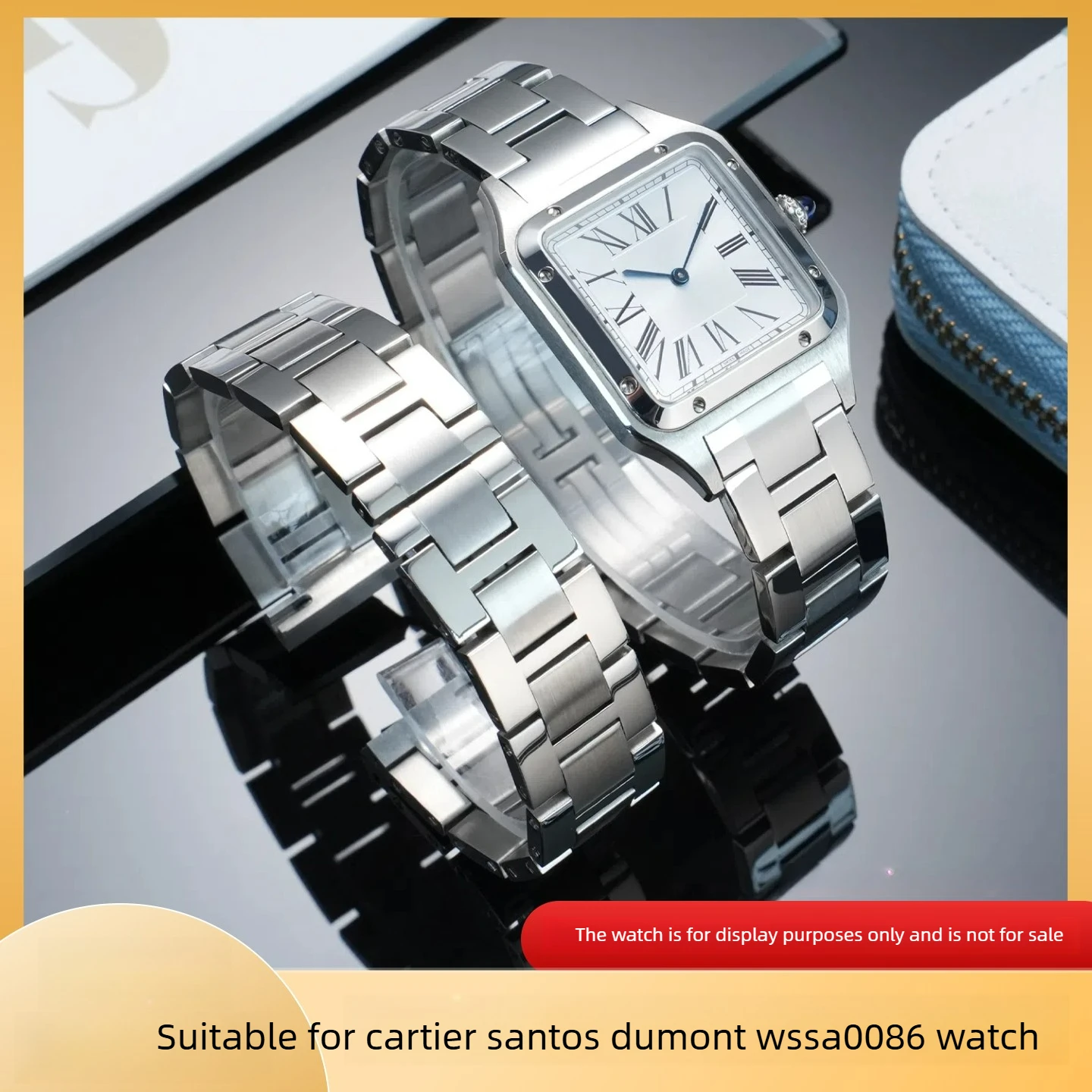 suitable-for-cartier-santos-dumont-wssa0086-quick-release-solid-stainless-steel-watch-strap-175mm-steel-strap