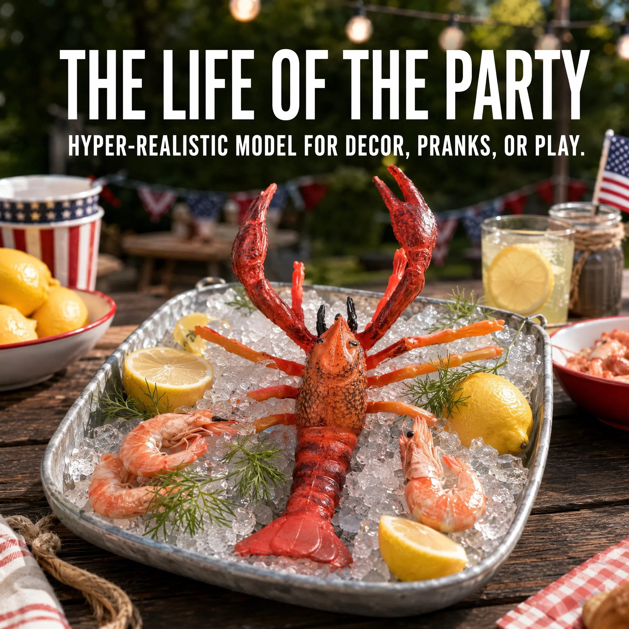 Simulation Lobster Small Realistic Lobster Craft Decoration for Kids Study Room Table Shelf Educational Plaything
