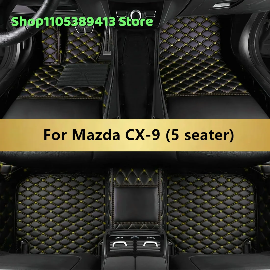 

Автомобильные коврики из искусственной кожи на заказ для Mazda CX-9 (5 мест) 2015 2014 2013 2012 2011 2010. Аксессуары для автомобиля, коврики, ковровые покрытия.