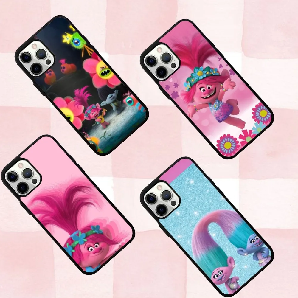 

Cartoon T-Trolls Phone Case For IPhone 16,se4,15,Pro,Max,Case 14,Plus,13,12,11 Magesafe Magnetic Wireless Charge Cover
