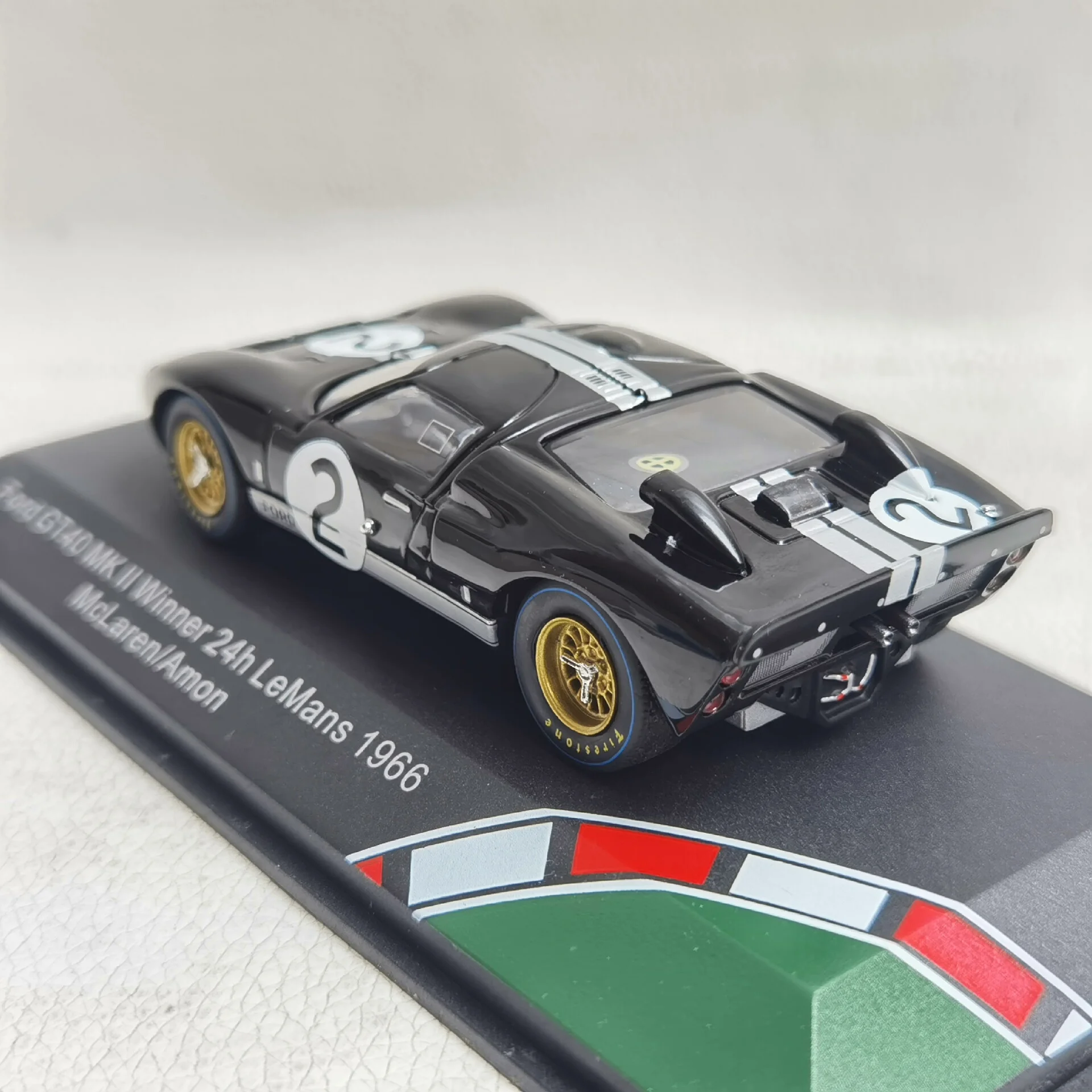 Diecast CMR Skala 1/43 FORD GT40 MK II LeMans 1966 # 2 Model Mobil Alloy